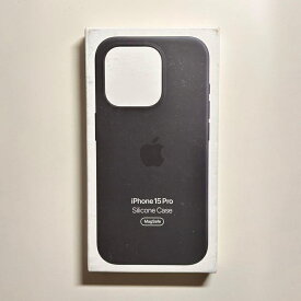 Apple アップル 純正 iPhone 15 Pro シリコンケース・ブラック 新品