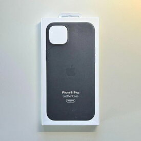 Apple アップル 純正 iPhone 14 Plus レザーケース・ミッドナイト 新品