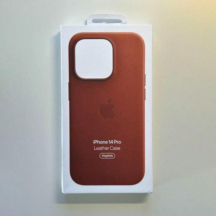 楽天市場】Apple アップル 純正 iPhone 14 Pro レザーケース・アンバー 