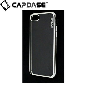 CAPDASE iPhone 7 専用 Soft Jacket Verge Clear/Silver ソフトジャケット ヴァージ クリアー/シルバー