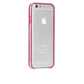 iPhone6s/6 ケース PC+TPU 一体成形 ユニボディ iPhone6s/6 4.7 inch 　　 タフ フレーム ハイブリッド バンパー ケース クリア / ピンク