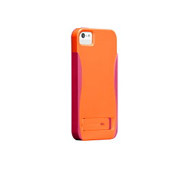 iphoneSEケース iphone5sケース iphone5ケース POP スタンド with Stand Case Orange/Pink スタンド機能付きケース case-mate ケースメート
