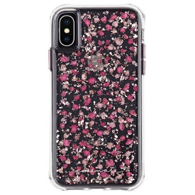 iPhoneXS ケース iPhoneX ケース ドライフラワー シルバーフレーク ピンク iPhoneXS/X Karat Petals-Ditsy Flowers Pink Case-Mate ケースメート 耐衝撃性抜群