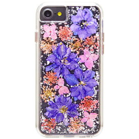 iPhone8 7 6s 6 ケース カバー 耐衝撃 Case-Mate　Karat Petals - Purple