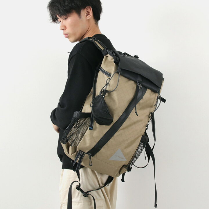 楽天市場】AND WANDER（アンドワンダー） エコパック 30L バックパック 