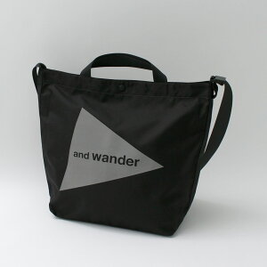 �y10��OFF�N�[�|���ΏہzAND WANDER�i�A���h�����_�[�j ���T�C�N���I�b�N�X �g�[�g�o�b�O / 2WAY ��e�� ���� �V�����_�[�o�b�O �΂߂��� �A�E�g�h�A ���s �}�U�[�Y�o�b�O recycle OX tote bag