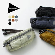 【10％OFFクーポン対象】AND WANDER（アンドワンダー） シル ウェスト バッグ / ボディバッグ ショルダー…
