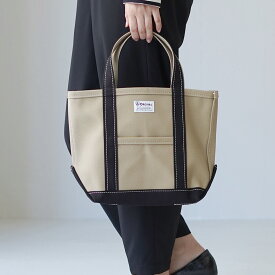 【動画あり】ORCIVAL（オーシバル） キャンバストートバッグ S / コットン 帆布 ハンドバッグ ポケット 日本製