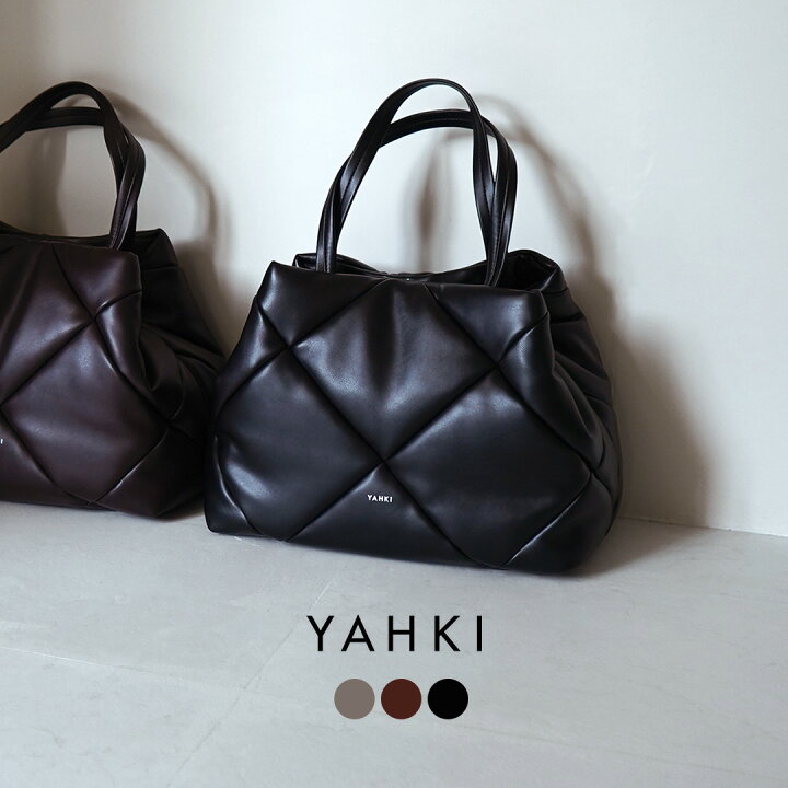 楽天市場】【動画あり】YAHKI（ヤーキ） ダイヤキルト トートバッグ 