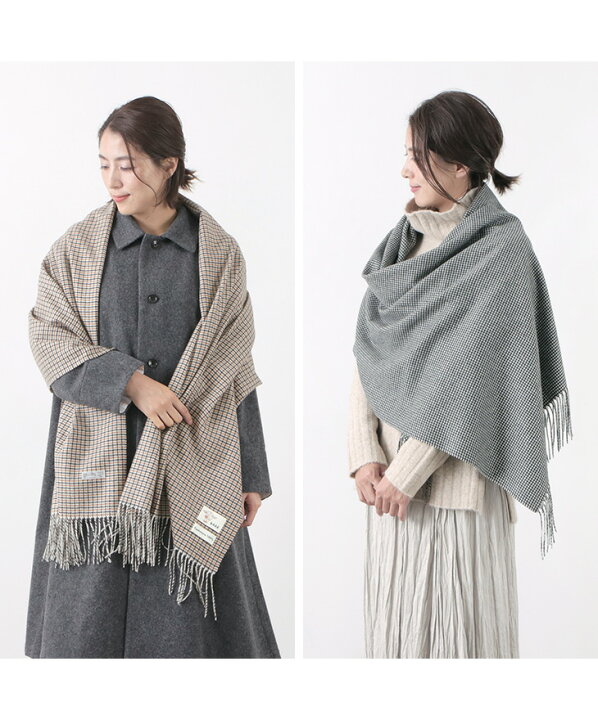 Beee べー ソリッド レディース カシミア メンズ マフラー Muf Solid