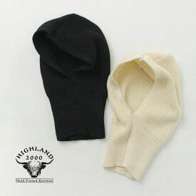 【30％OFF】HIGHLAND 2000（ハイランド2000） リブ バラクラバ / レディース 帽子 ニット帽 ウール ネックウォーマー Rib Balaclava【セール】