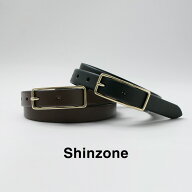 【10％OFFクーポン対象】SHINZONE（シンゾーン） スレンダーレザーベルト 15AMSIT55 / レディース 革 本…