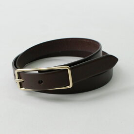 SHINZONE（シンゾーン） スレンダーレザーベルト 15AMSIT55 / レディース 革 本革 レザー カジュアル 日本製 細め ビジネス SLENDER LEATHER BELT / szes