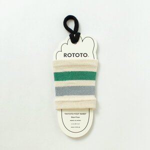 ROTOTO�i���g�g�j �t�b�g�o���h ���g���X�g���C�v / �T���_���\�b�N�X �C�� �� �����Y ���f�B�[�X ���{�� ROTOTO FOOT BAND RETRO STRIPE