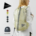 【30％OFFクーポン対象】AND WANDER（アンドワンダー） シル デイパック リュック / メンズ レディース 軽量 旅行 パ…
