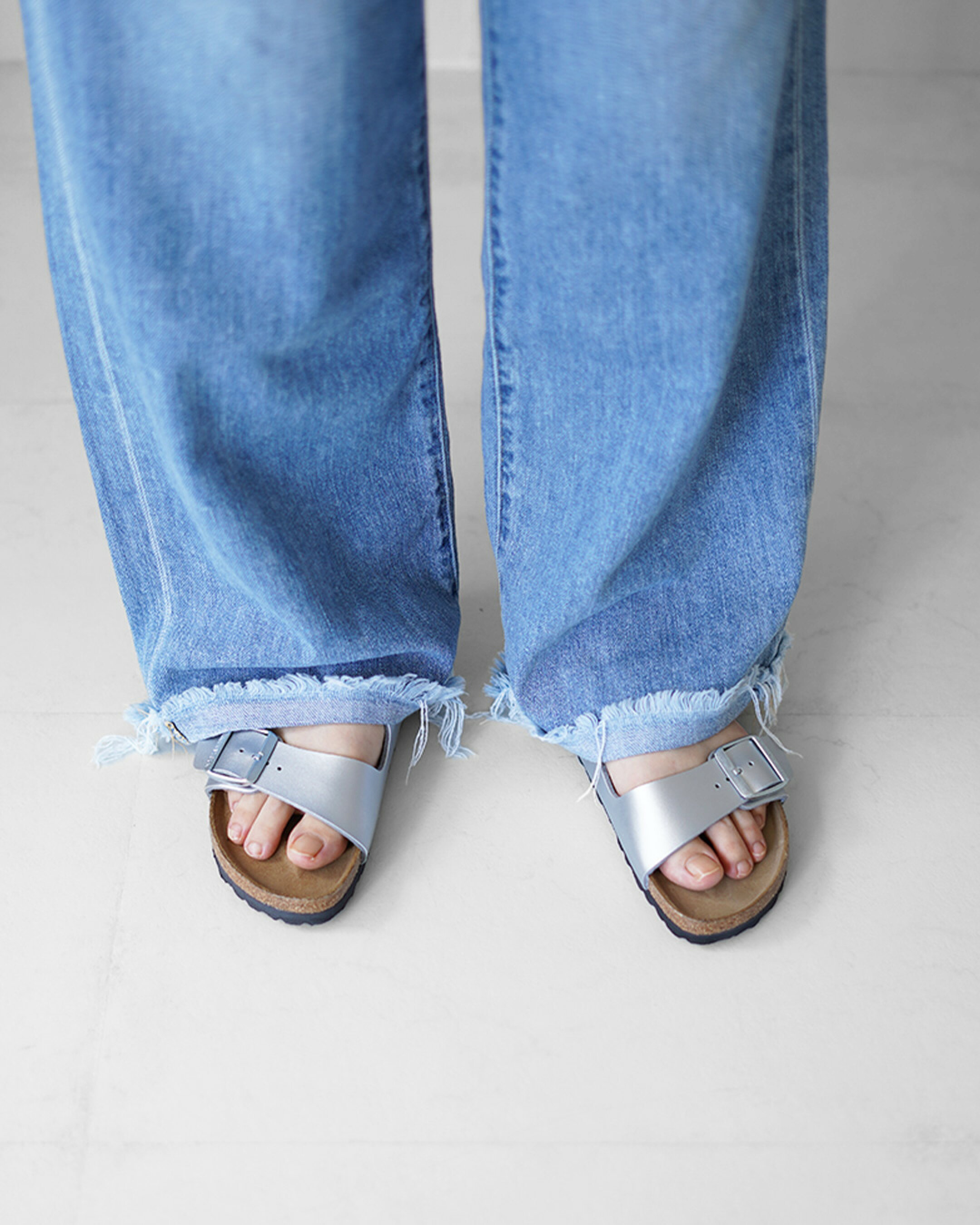 BIRKENSTOCK（ビルケンシュトック） アリゾナ ビルコフロー メタリック サンダル 
