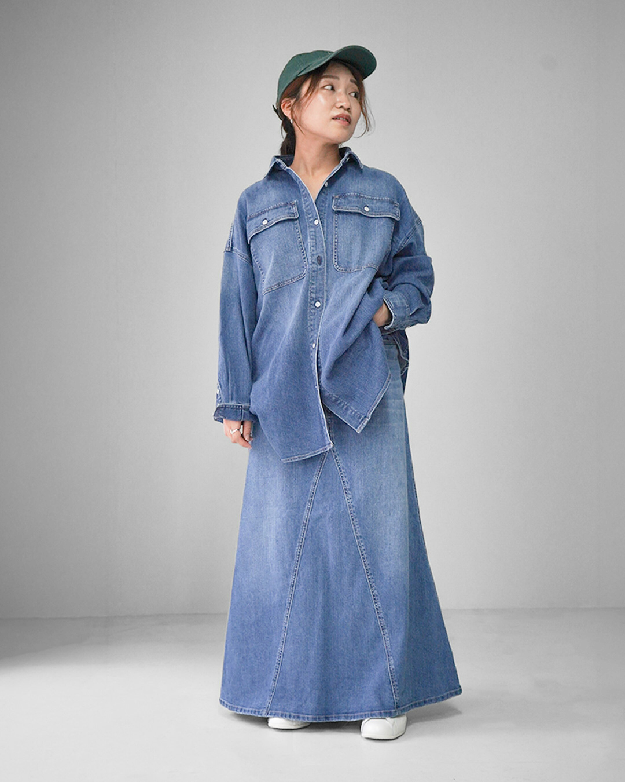 HEALTHY DENIM（ヘルシーデニム） Almond スーパービッグシャツ アーモンド