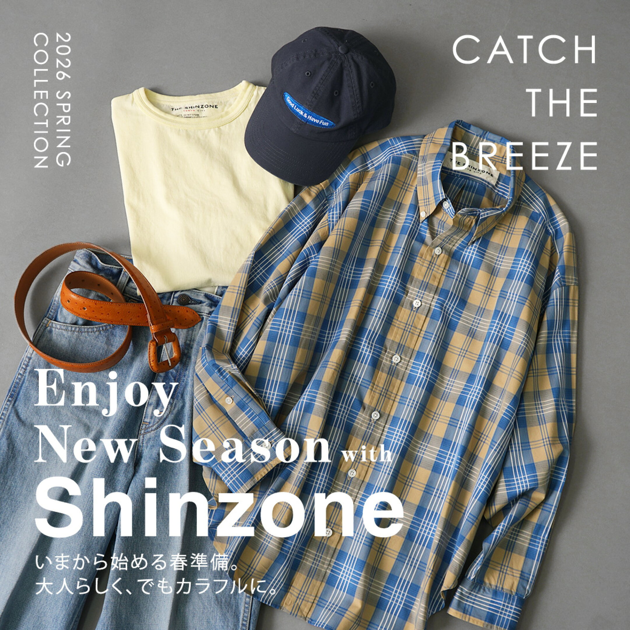 Shinzone春物入荷