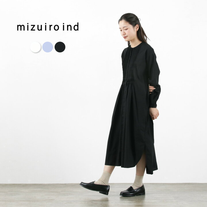 楽天市場】【30％OFF】mizuiro ind（ミズイロインド） ピンタック 