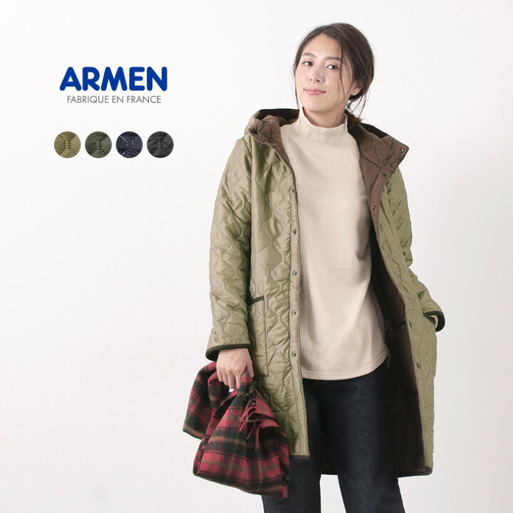 楽天市場】ARMEN（アーメン） リバーシブル フーデッド キルティング  