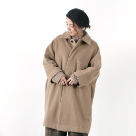 【50％OFF】HONNETE（オネット） バルーンコート / レディース / アウター / ロング / ワイド / ウール / カシミア / HO-20AW CO1 / BALLOON COAT【セール】