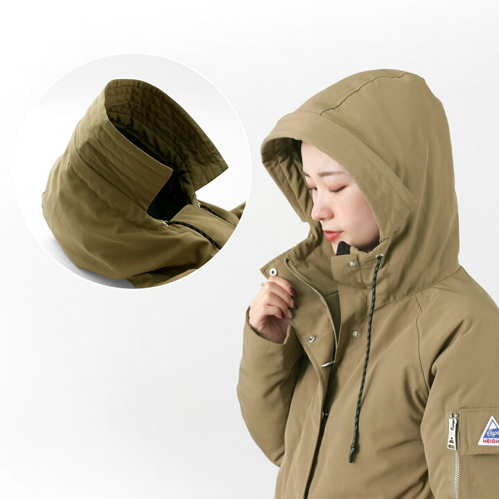 Cape HEIGHTS/ケープハイツダウンコートレディースSカーキモッズコート 
