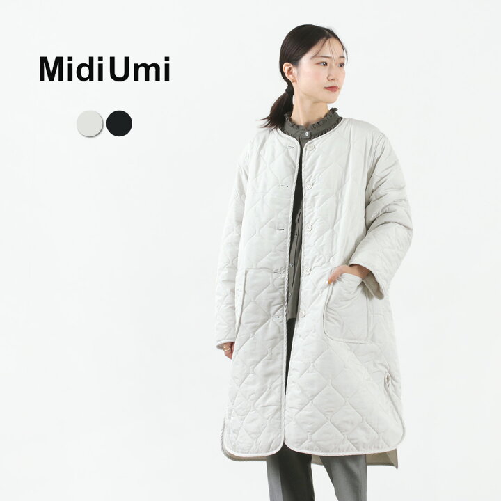 楽天市場】MIDIUMI（ミディウミ） キルティング リバーシブル コート 