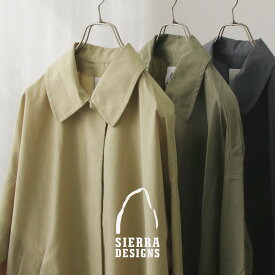 【スーパーSALE限定クーポン対象】SIERRA DESIGNS（シェラデザイン） ウィメンズ ライトコート / レディース アウター ロング丈 ミドル丈 ステンカラー バルカラー ナイロン 撥水 防水 防汚 WOMENS LIGHT COAT / sumt