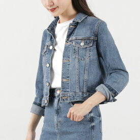 RED CARD（レッドカード） Crosby デニムジャケット / レディース Gジャン アウター 羽織 ストレッチ ショート丈 Crosby Denim Jacket