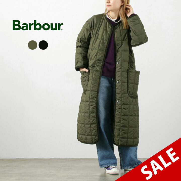 楽天市場】【30％OFF】BARBOUR（バブアー） キルテッド ラウンドカラー  
