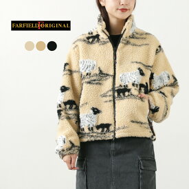 【20％OFF】FARFIELD ORIGINAL（ファーフィールドオリジナル） フェルジャケット ショートレングス / レディース アウター フリース 長袖 ショート丈 FELL JACKET SHORT LENGTH【セール】