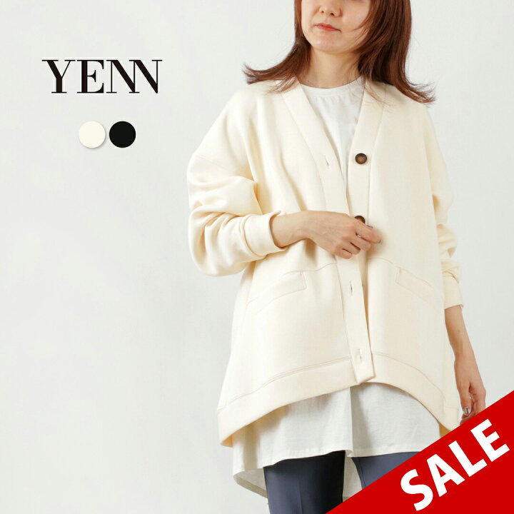 楽天市場】YENN（イェン） スポンディッシュジャージーカーディガン 