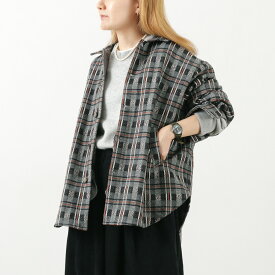 【30％OFF】KELEN（ケレン） DILIY チェックシャツ ジャケット / レディース ライトアウター 長袖 柄 羽織 カジュアル DILIY Check Shirt Jacket【セール】