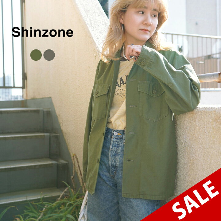 楽天市場】【20％OFF】SHINZONE（シンゾーン） ユーティリティ シャツ  