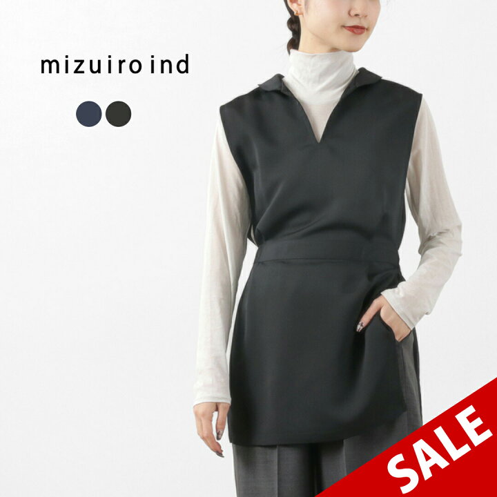 楽天市場】mizuiro ind（ミズイロインド） チュニック ベスト  