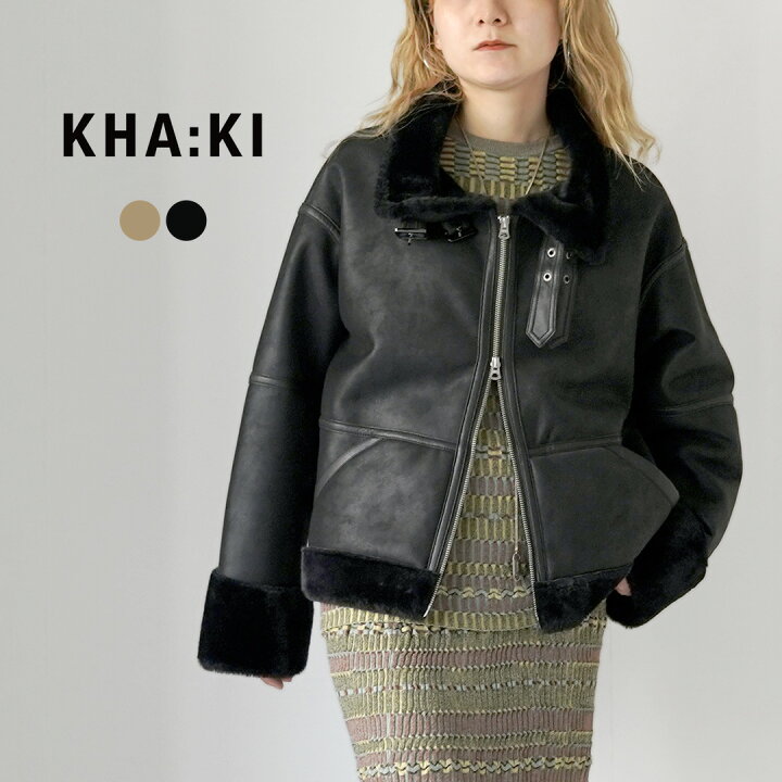 楽天市場】【30％OFF】KHA:KI（カーキ） エコムートン B3 ジャケット 