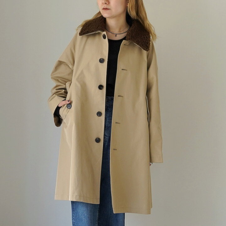 楽天市場】【動画あり】KHA:KI（カーキ） リムーバル カラー コート  