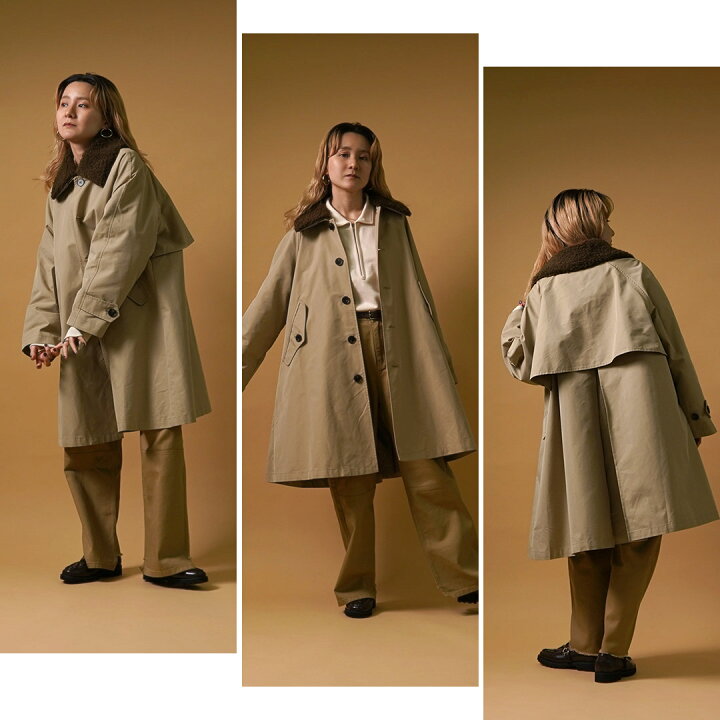 楽天市場】【動画あり】KHA:KI（カーキ） リムーバル カラー コート  