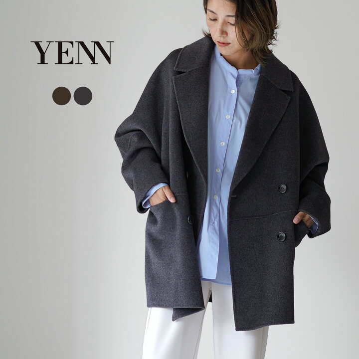 楽天市場】YENN（イェン） ダブル フェイス ピーコート / Pコート 