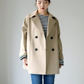 【10％OFFクーポン対象】TICCA（ティッカ） Mini テント トレンチコート 日本製 / レディース ショート丈 春