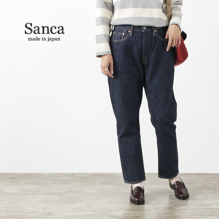 楽天市場】SANCA（サンカ） 15.5オンス デニム テーパード 5P パンツ 