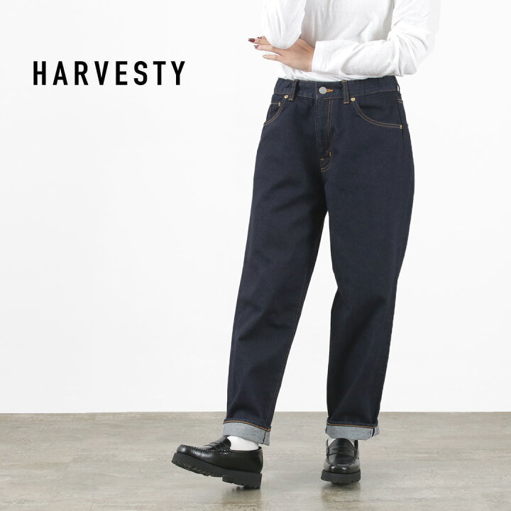 楽天市場】HARVESTY（ハーベスティ） ビッグ デニムパンツ ワン 
