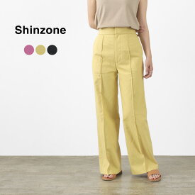 【50％OFF】SHINZONE（シンゾーン） リネン コモンパンツ / ロング / 麻 / 綿 コットン / ストレート / レディース / 日本製 / 22MMSPA07 / LINEN COMMON PANTS【セール】