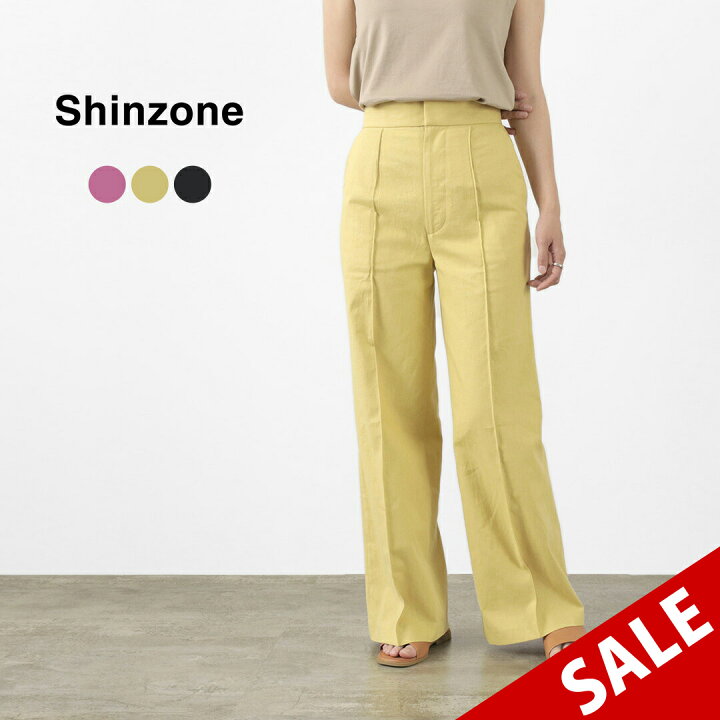 楽天市場】【30％OFF】SHINZONE（シンゾーン） リネン コモンパンツ 