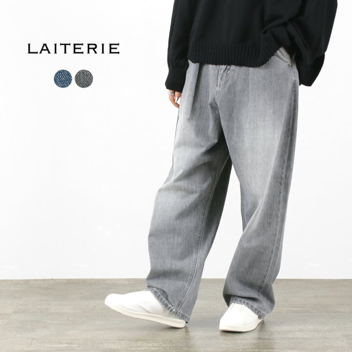 楽天市場】LAITERIE（レイトリー） セルヴィッジデニム ワイドタック 