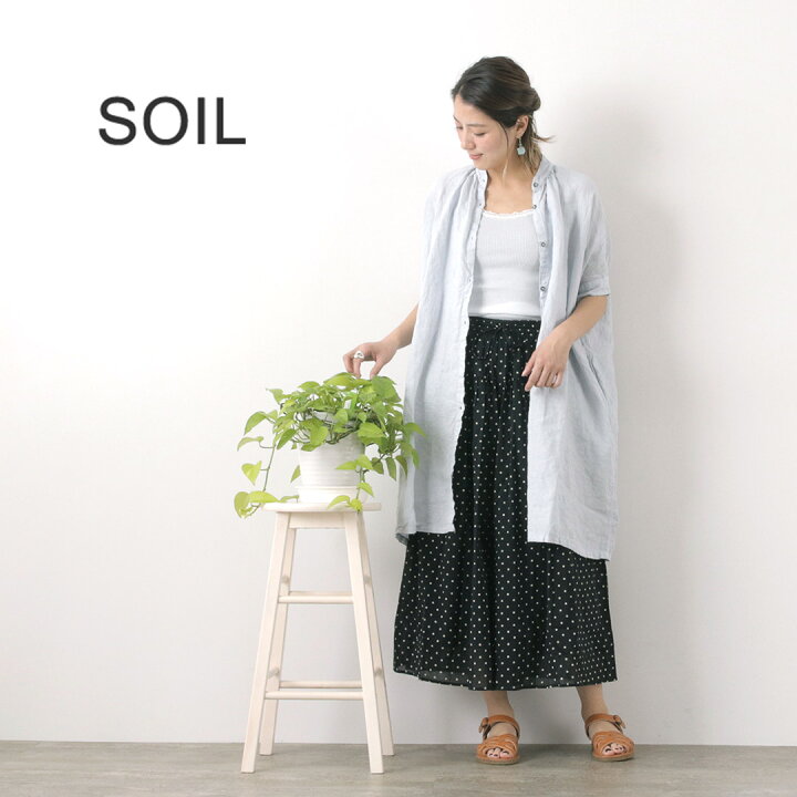 楽天市場】SOIL（ソイル） コットンボイル ドットプリント キュロット  