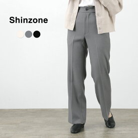 【30％OFFクーポン対象】SHINZONE（シンゾーン） センタープレスパンツ / レディース ボトムス ストレート スラックス 無地 日本製 17SMSPA16 CENTER PRESS PANTS