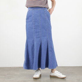 SHINZONE（シンゾーン） デニムマーメイドスカート / ボトムス ロング タイト ハイウエスト 無地 日本製 23MMSSK03 DENIM MERMAID SKIRT