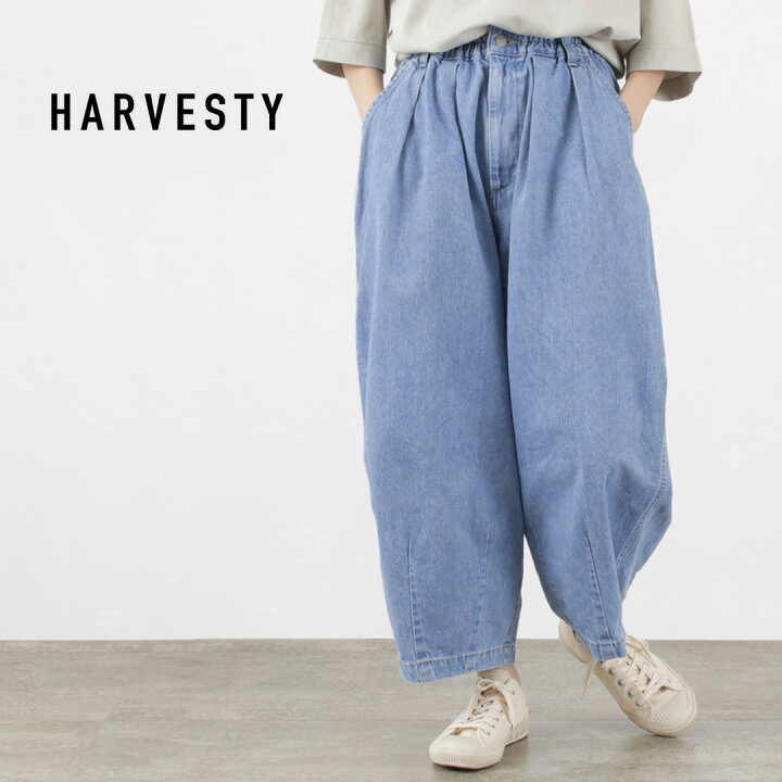 楽天市場】HARVESTY（ハーベスティ） サーカスパンツ 10oz デニム  