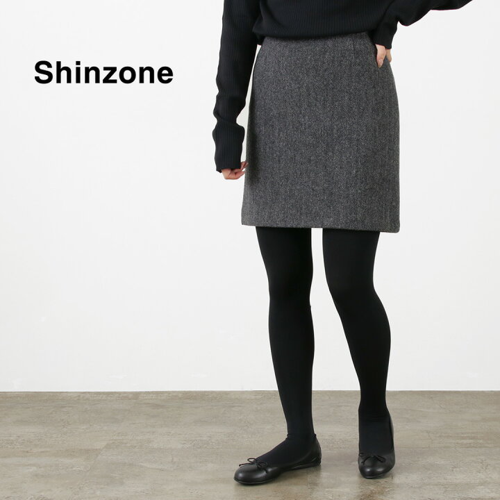 楽天市場】SHINZONE（シンゾーン） ヘリンボーン ミニ スカート 